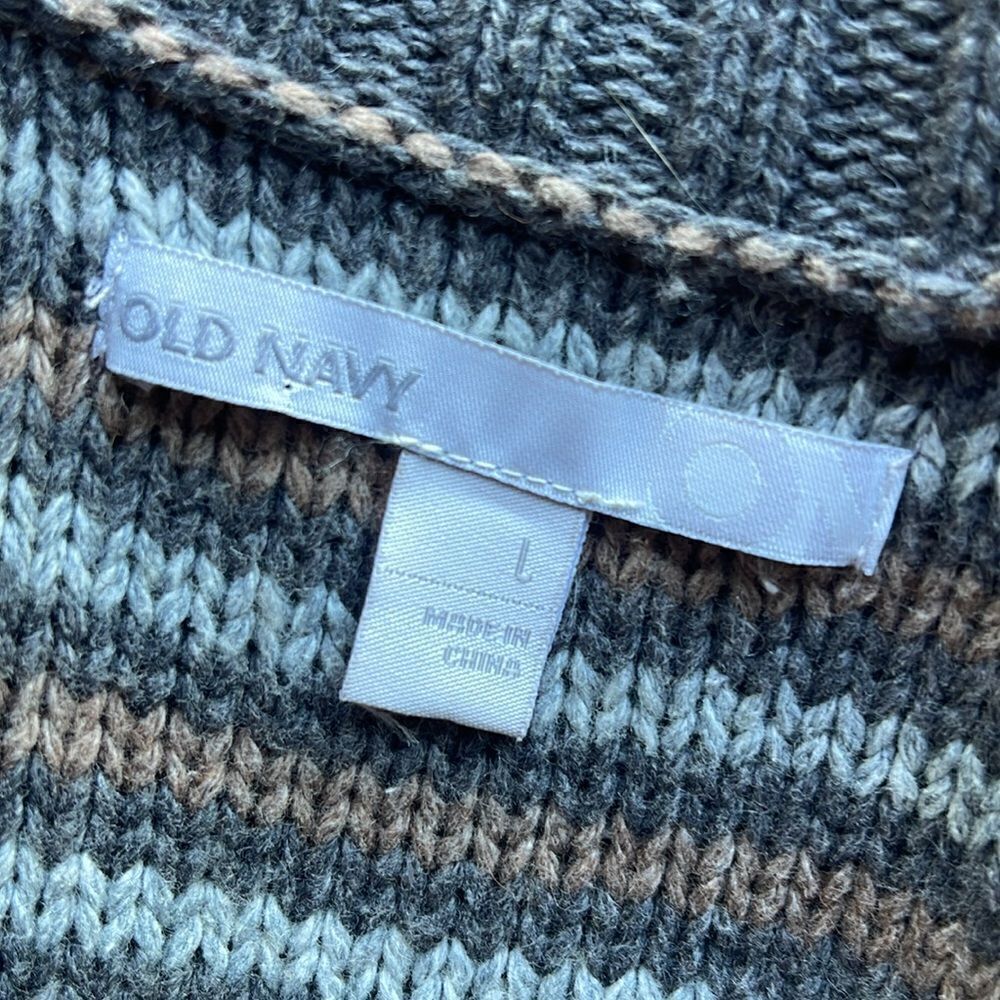 Old navy multiple color, striped cardigan - Picture 5 of 5